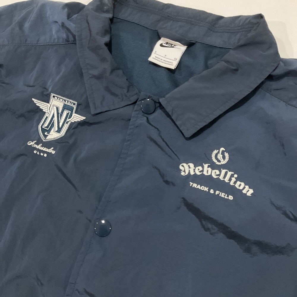 Nike Mens Ambassadors Club Rebellion Track & Field Coaches Jacket DZ3060 Small - Picture 2 of 4